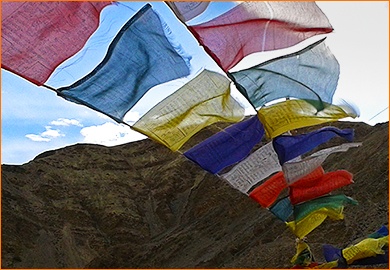 Ladakh 2016 Bandiere di preghiera